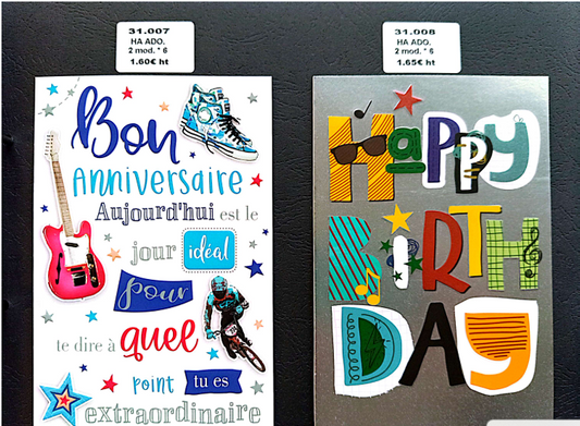 carte anniversaire